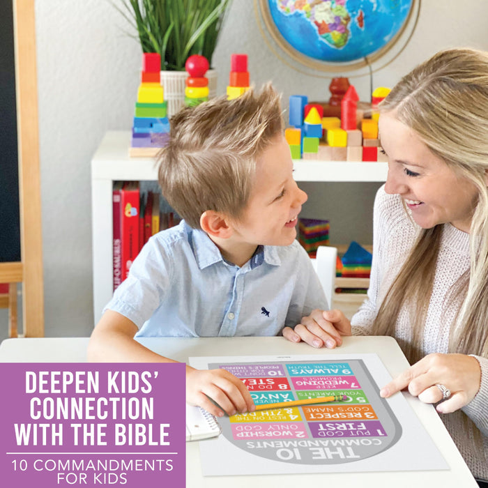 Bible Learning Kit, Colorful 9 Poster Pack