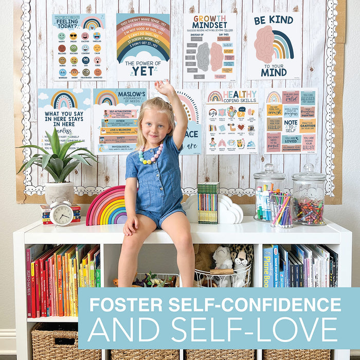 Mental Health Kit: Boho 9 Poster Pack