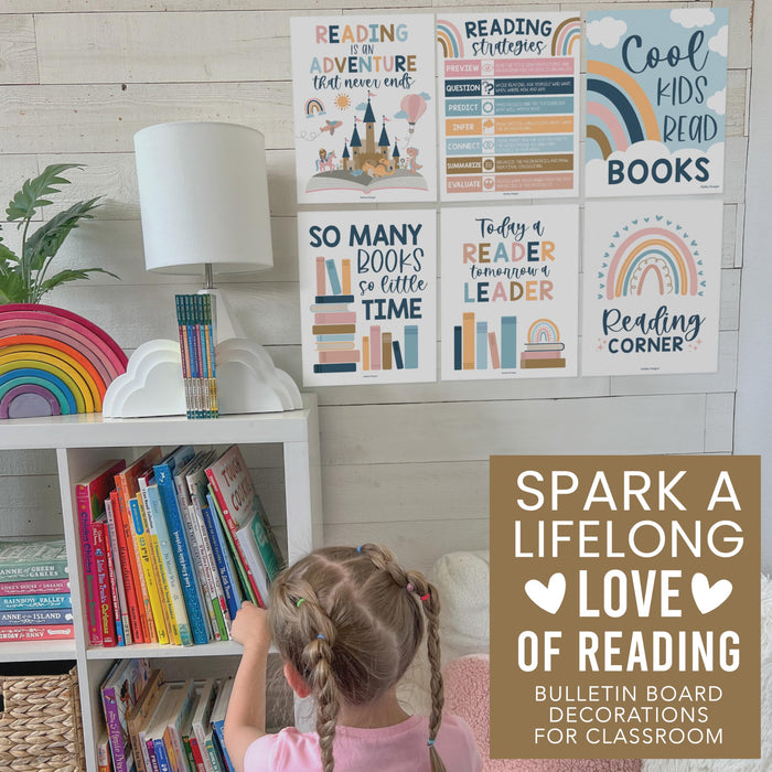 Reading Corner Kit: Boho 6 Poster Pack