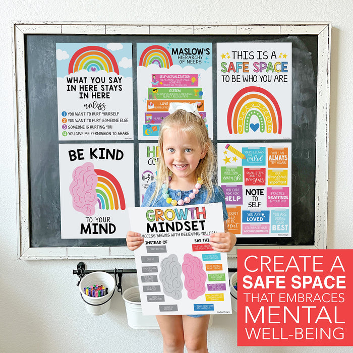 Mental Health Kit: Colorful 9 Poster Pack