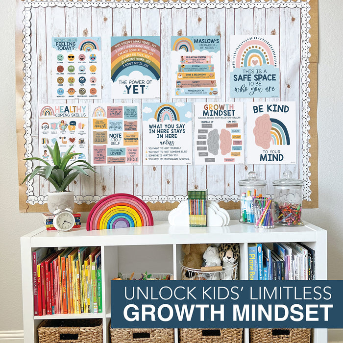 Mental Health Kit: Boho 9 Poster Pack