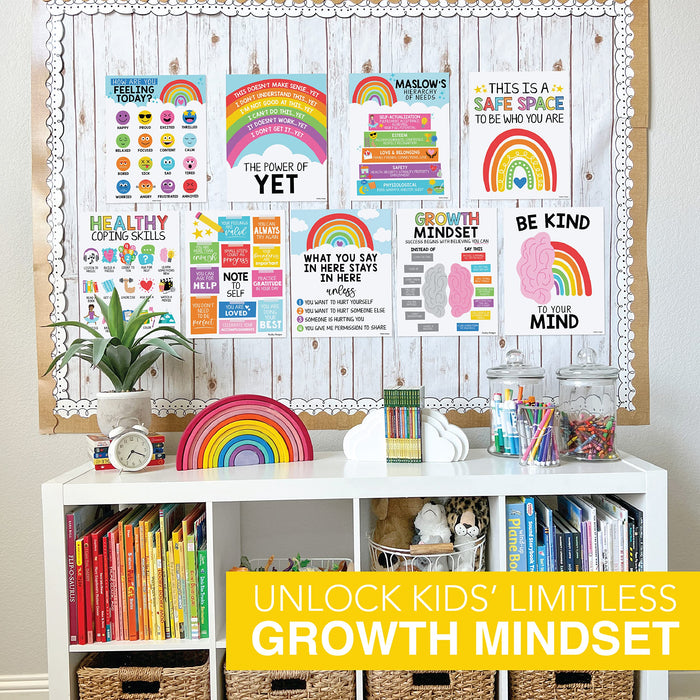 Mental Health Kit: Colorful 9 Poster Pack