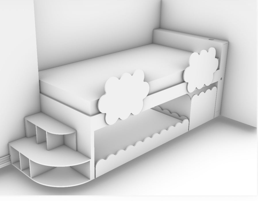 Custom Cloud Bed- Twin size