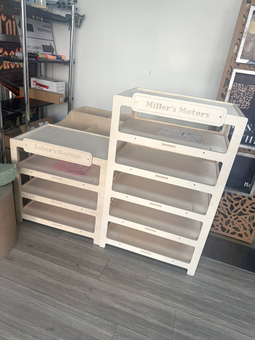 CADEN- Toy Car Ramp + Storage