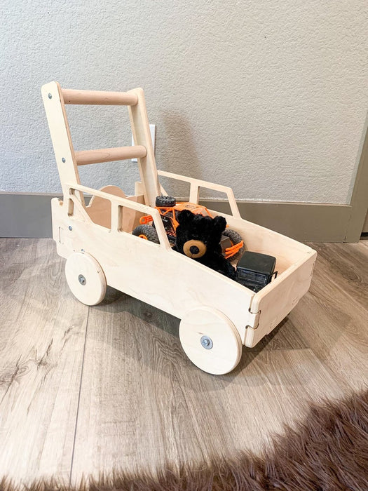custom ERIC for Monica - Truck Wagon Toddler Walker - Toddler Toys - Wooden Walker Wagon