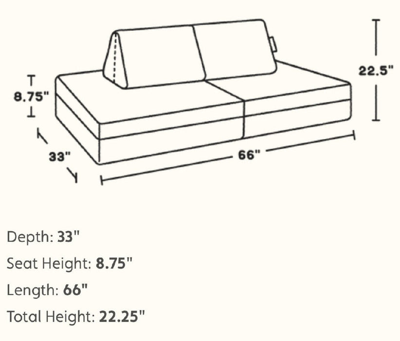 RONAN- Play Cushion Couch