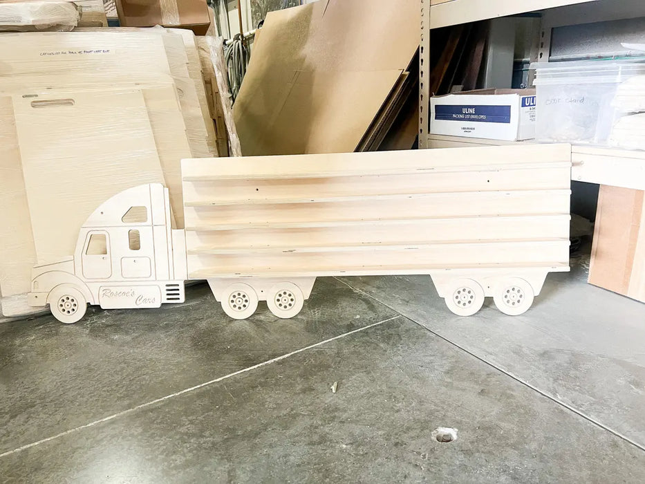 ROSCOE- Semi Truck Wall Shelf