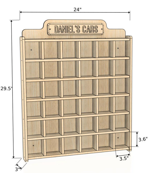 DANIEL- Toy Car Wall Display