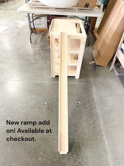 CADEN- Toy Car Ramp + Storage