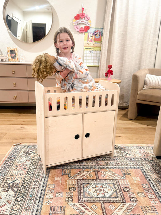 CLARA- Doll Crib with Storage