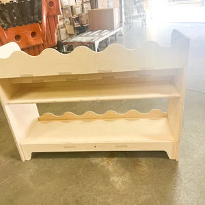 DARLA- Scalloped Bookshelf