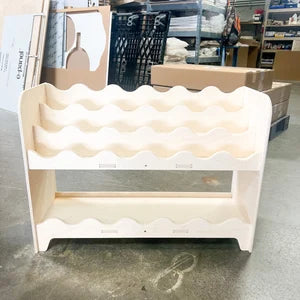 DARLA- Scalloped Bookshelf