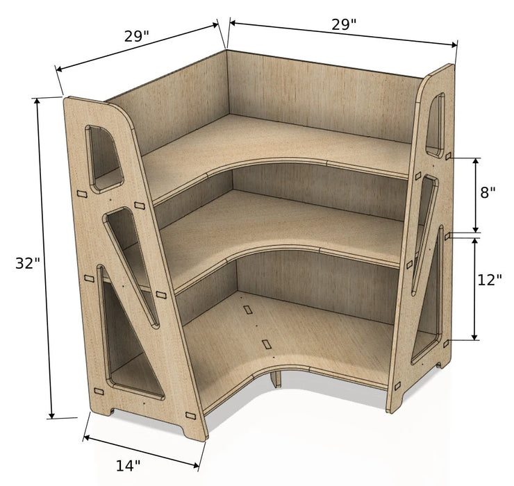 SORIA- Corner Shelf