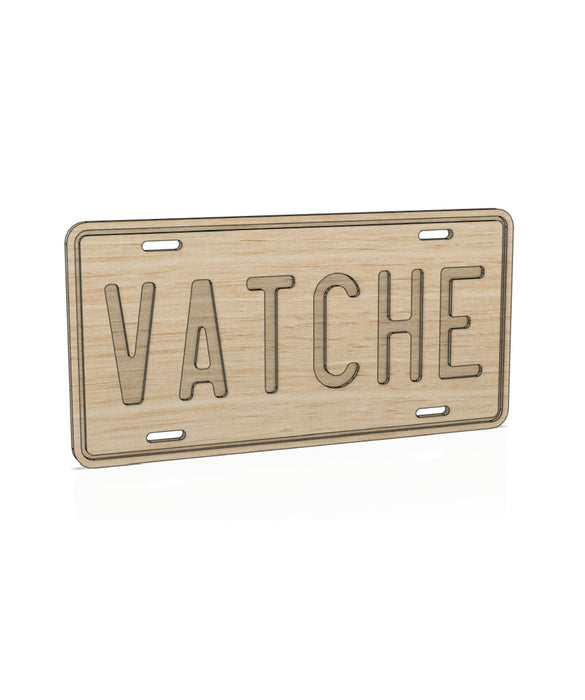 Personalized License Plate for Toddler Bed