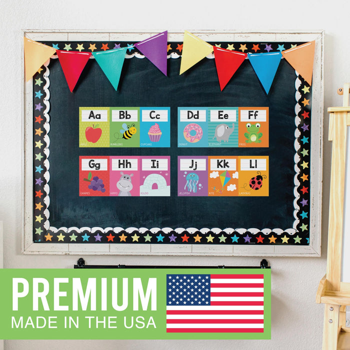 Letters & Numbers Jumpstart Kit: Colorful 12 Poster Pack