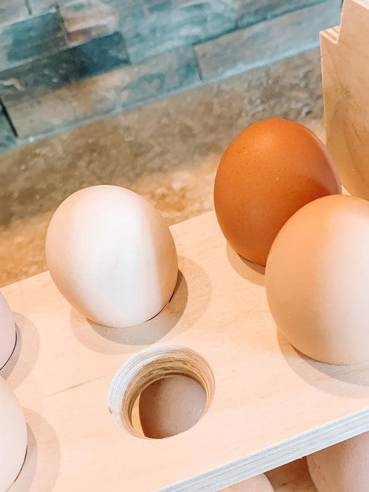 U. C. Unic Fresh Egg Holder Countertop - Wooden Bamboo Egg Rack Storage for Chicken  Egg Organizer or Dispenser, 24 Eggs - Easy Load Eggs - China Saucer and  Salver price