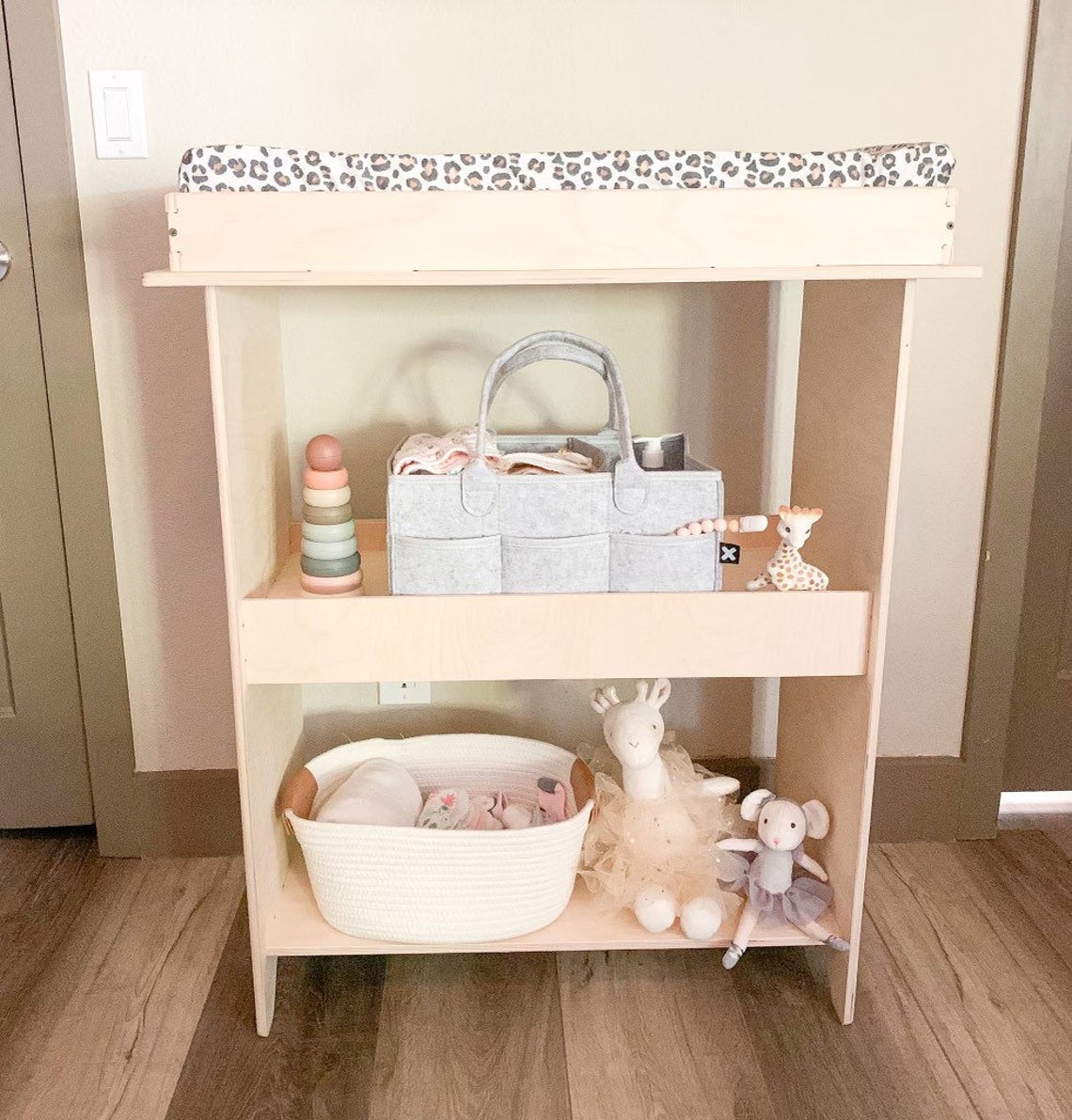 Our IKEA Diaper Changing Cart  Baby room organization, Ikea