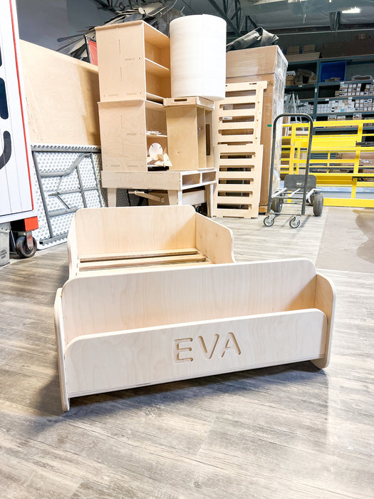 EVA - TWIN Size bed- Montessori Floor Bed -Wooden Furniture Children’s Floor Bed