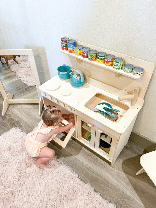 GIA - Montessori Furniture Kitchen - Toddler Play Kitchen - Montessori  Activity Center
