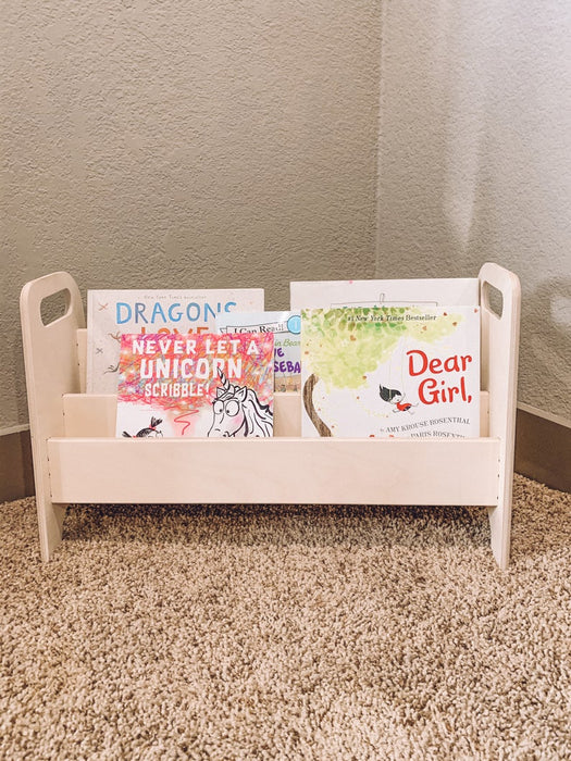 MICHAEL- Kids Portable Bookshelf – Montessori Bookshelf