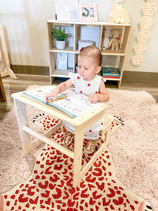 MARLIN Montessori Desk Wooden Toddler Table Toddler Desk
