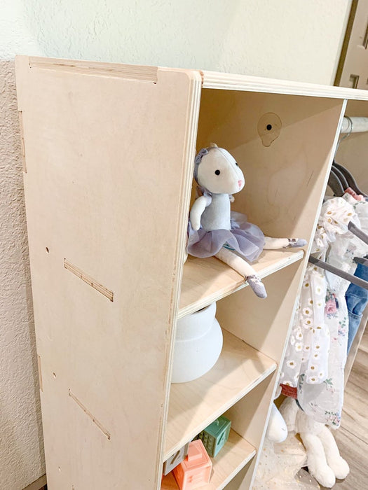 HARPER - Montessori Wardrobe Closet - Toddler Wardrobe - Kids Self Dress - Montessori Wooden Furniture - Nursery Gift - Wooden Wardrobe
