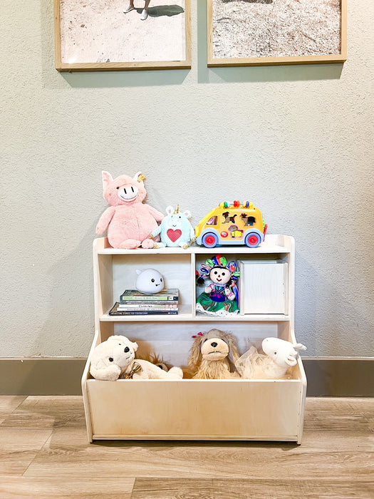 SHELBY- Toy Shelf Storage Bin– Bush Acres - Main Image