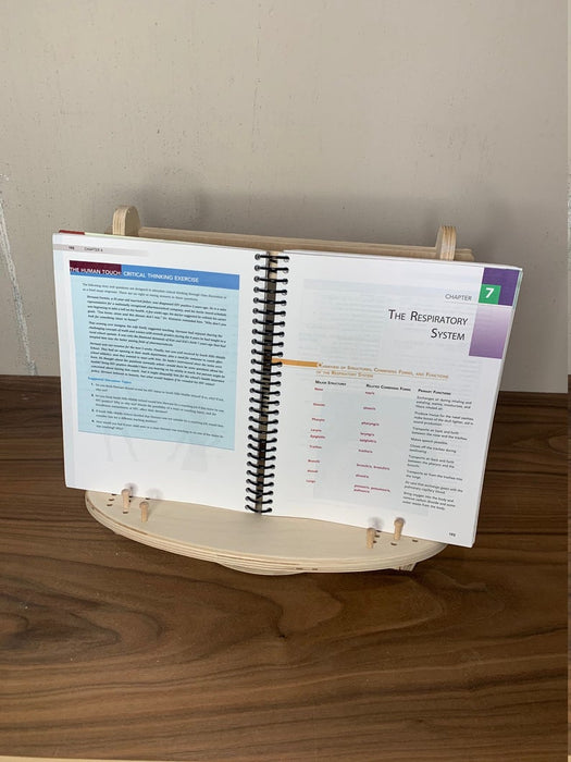 Book Stand - Book Stand with Dowels - Recipe Stand - Two-Sided Book Holder