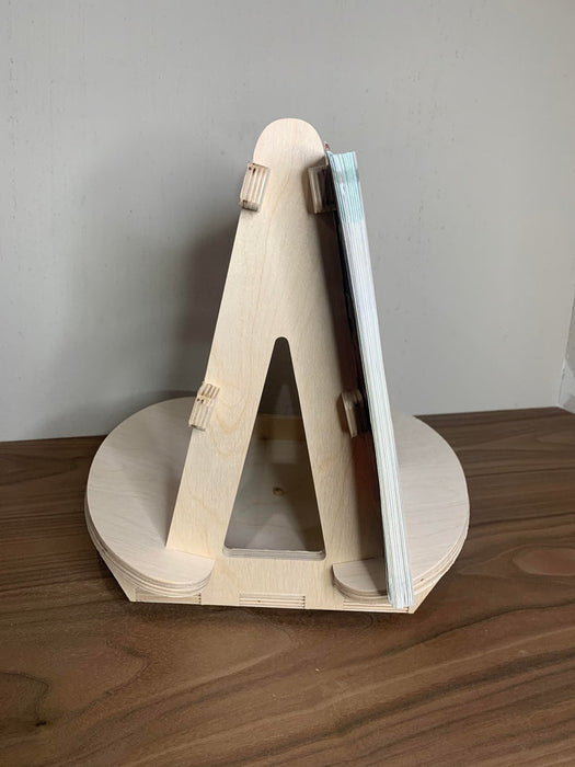 Book Stand - Book Stand without Dowels - Recipe Stand - Two-Sided Book Holder