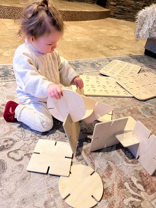 BROCK - Montessori Stacking Toy- Montessori Learning Toy