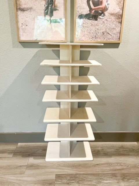 CARRIE- Minimalist Shoe Tower - Wooden Shoe Rack - Closet Organizer - Wood Shoe Tower - Shoe Storage