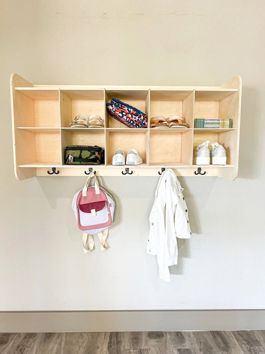 CARLY - 28 and 46- Wall Mounted Cubes – Storage Cubby- Daycare