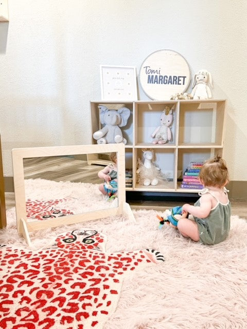BLAIRE - Montessori Entry Mirror - Toddler Self Care Station - Toddler–  Bush Acres