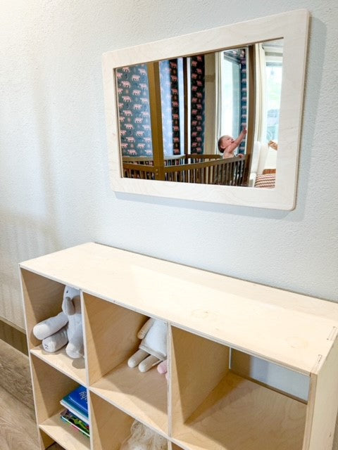 PELTES® Star Mirror, Nursery Wall Mirrors, Kids Room Wall Mirror,  Montessori Kids Mirror, Montessori Shatterproof Mirror, Kids Bedroom Décor  