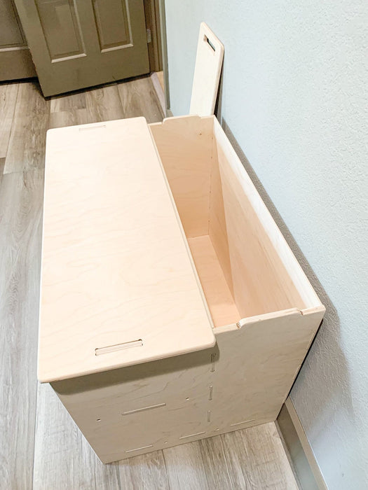 Montessori Materials: Wooden box for Storage