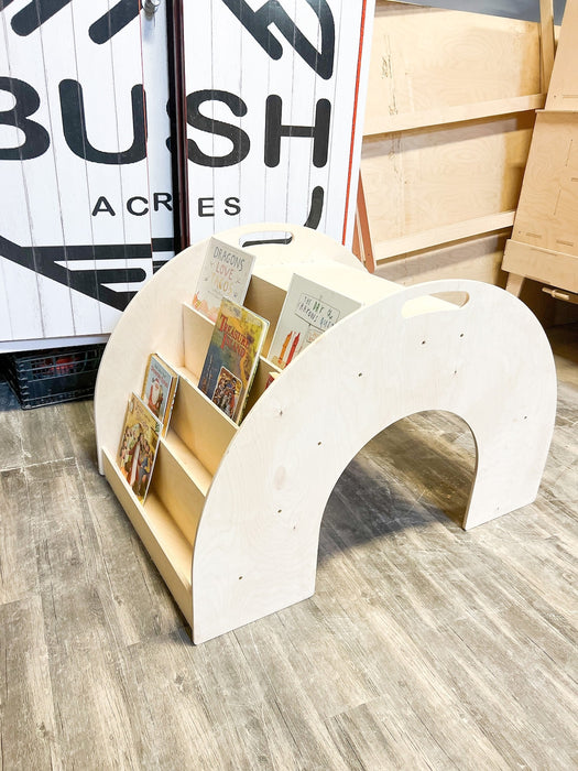 CREW - Large Montessori Bookshelf + Desk combo – Toddler Bookcase