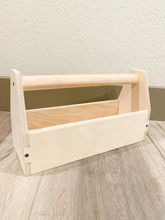 LOUIS - Montessori Tool Box - Wooden Tool Caddy for toddler